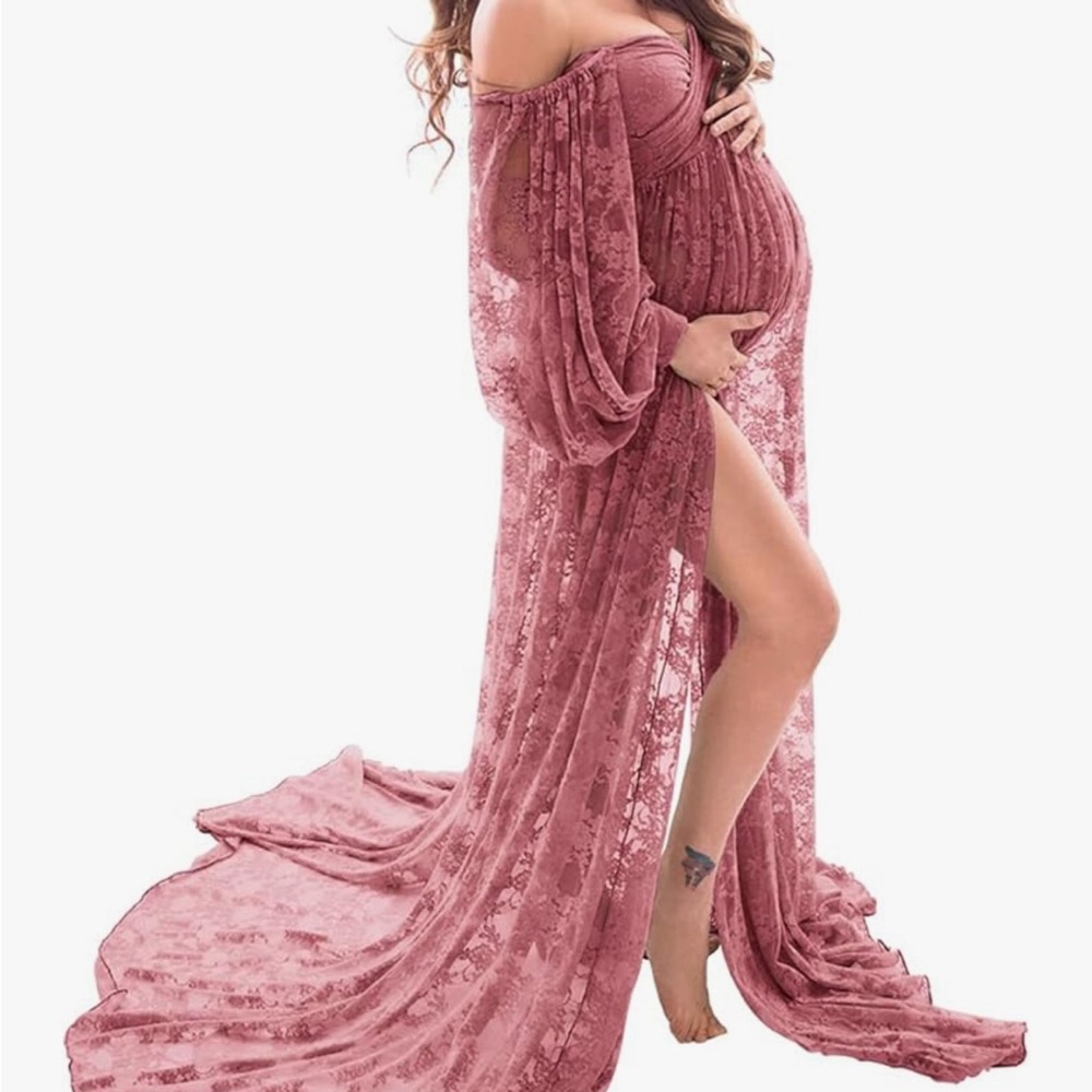 Lace Maternity Dress